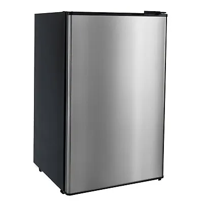 $569.95 • Buy RV Refrigerator Stainless Steel 3.3 Cubic Feet 12V Camper Fridge Low Power Draw