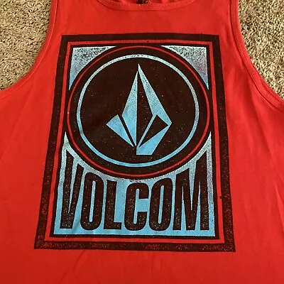 Volcom Men’s Size Medium Red Tank Top-EUC • $12