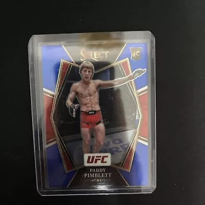 2022 UFC Select PADDY PIMBLETT RC Orange Flash Premier Level Prizm #167 • $5