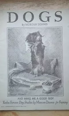 12 Famous Dogs By Morgan Dennis – Whitman Publishing 1930 • $209