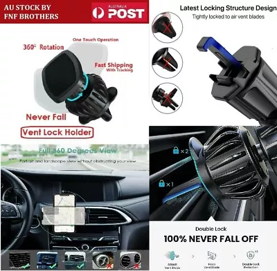 Universal Magnetic Mini Car Phone Holder 360° Rotating Stand Air Vent Mount • $16.50