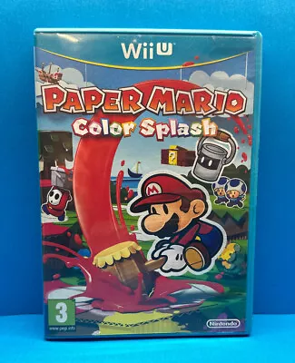 Paper Mario Color Splash (Wii U 2016) • $109.99