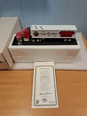 1997 Ford Aeromax Truck Trailer 1/100 Scale Matchbox Diecast Model #CCY02 -M • $20.89