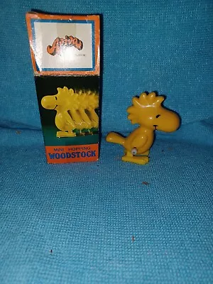 Vtg Peanuts Snoopy's WOODSTOCK 1972 Wind-Up Toy Works • $14.99