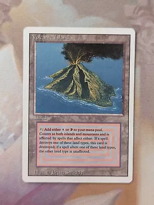 MTG Magic The Gathering VOLCANIC ISLAND Revised Edition  LP • $590