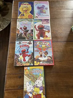 Sesame Street DVD Lot Elmo Christmas Kids Children Max & Ruby Einsteins • $32