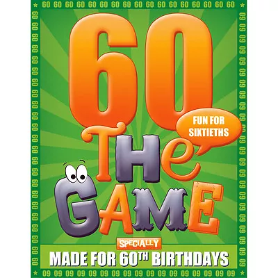 Happy 60th Birthday Game - Novelty 60th Birthday Gift For Men For Women • £7.99