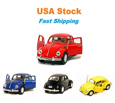 1967 Volkswagen Classic Beetle Hardtop Kinsmart Diecast Toy Car 5  1:32 Scale • $9.99