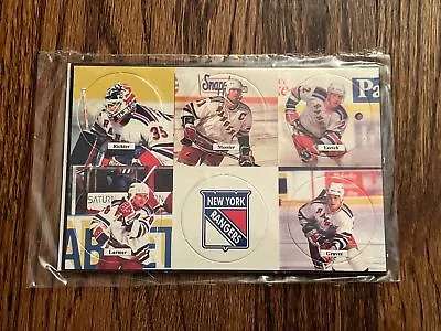 VINTAGE NY Rangers #1 Uncut Sheet POGS Milkcaps RARE Messier Richter NHL • $4