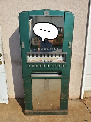 $1359.20 • Buy 1940s Vintage PX Cigarette Vending Machine Reverse Painted Glass 10 Pull Deco