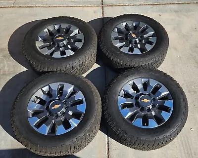 20  Chevy Silverado Hd 2500 3500 Oem Factory Gray Wheels Tires Gmc Sierra Lugs • $2299.99