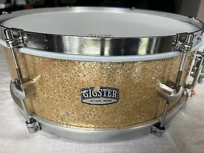 Dallas Gigster 14  X 05'' Vintage Snare Drum | 1950s / 60s  | Gold Sparkle • $118.12
