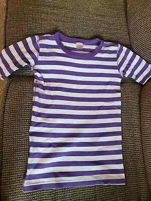 Hanna Andersson Organic Cotton Striped Short Johns 2 Pc Pajamas Kids Size 14 • $13.99