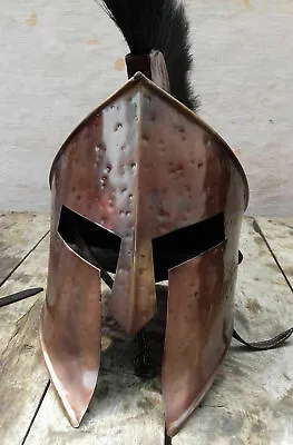 300 King Leonidas Spartan Head Helmet Warrior Costume Helmet Medieval Style Gift • $119.90