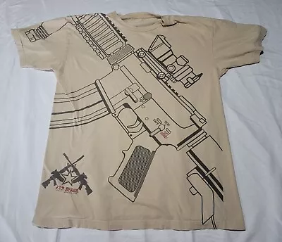 7.62 Design Shirt Mens  US Military Get Some Armed Forces M4 L • $20