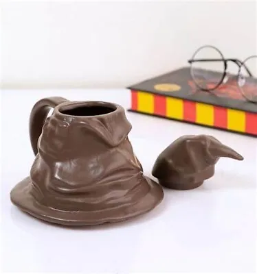 £18 • Buy Official Harry Potter 3d Sorting Hat Coffee Mug Cup With Lid New In Gift Box