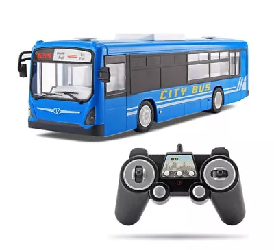 2.4GHz RC Remote Control Bus Model Car Vehicle Kid Child Toy 6CH Doors (NO BOX) • £19.99