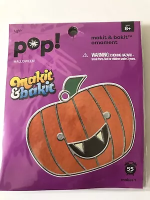 Makit & Bakit Halloween Vampire Jack O' Lantern  Suncatcher Ornamnent Kit Nip • $15.99