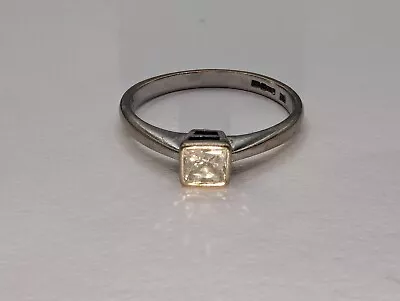 Amazing Vintage 18ct White Gold & Diamond Dress Ring. Hallmarked Stunning Piece • £0.99