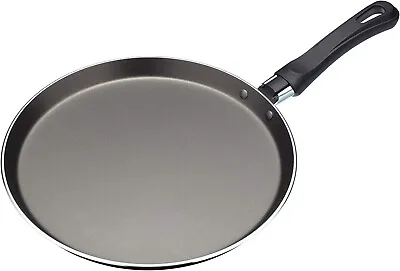 Non Stick Pancake Crepe Pan Frypan Shallow Rim 24cm Diameter With Recipe • £14.99