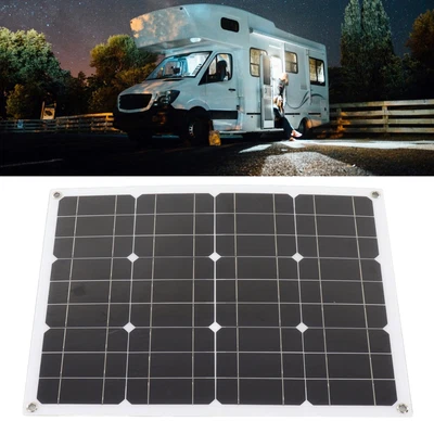 Monocrystalline Solar Panel 40W 18V With 100A Controller IP65 Waterproof High MX • £135.30