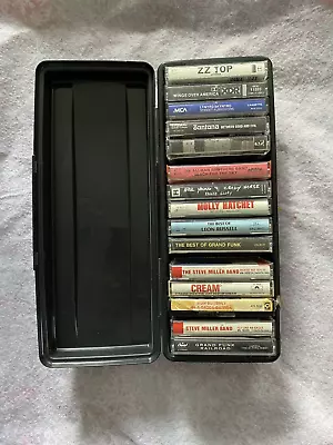 15- Rock Cassettes With Case  Molly Hatchett Cream Iron Butterfly Zz Top • $13