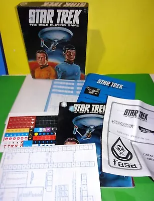 $50.98 • Buy Vintage 1983 STAR TREK THE ROLE PLAYING GAME, Basic Game FASA #2001 UNPUNCHED