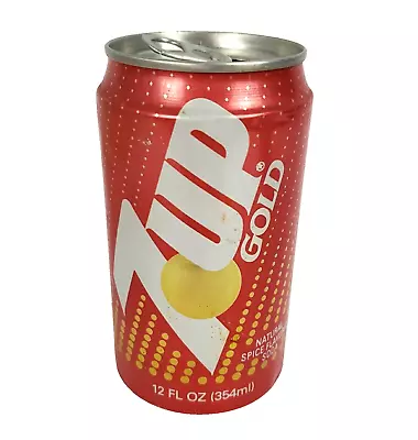 RARE Vintage 7UP Gold Empty Soda Can 1980's USA • $64.93