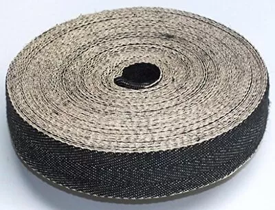 £6.95 • Buy Black & White Herringbone Strong Webbing Upholstery Chair Sofa Furniture 50mm
