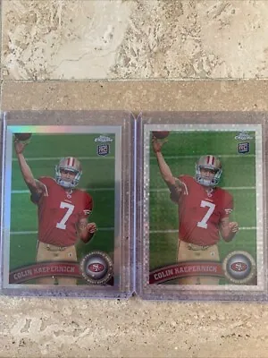 Colin Kaepernick 2011 Topps Chrome Refractors (2 Cards) • $15.99