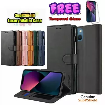 $11.99 • Buy For IPhone 13 12 11 Pro Max XR XS 8 7 Plus Wallet Leather Magnet Flip Case Cover