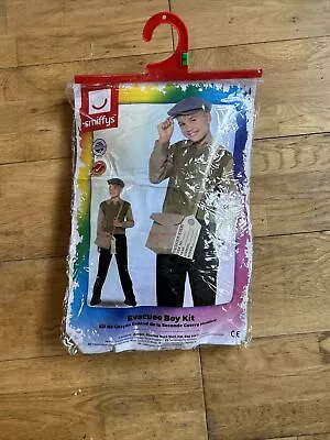 £4.99 • Buy Kids 1940s School Boy Costume WW2 Child Fancy Dress WWII Book Week Day Outfit