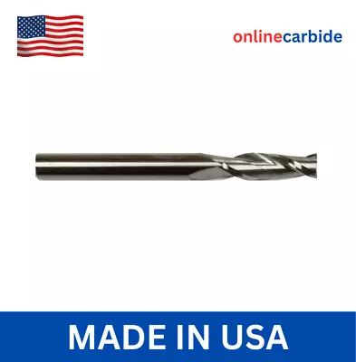 3/16  2 Flute Long Carbide End Mill • $10.95