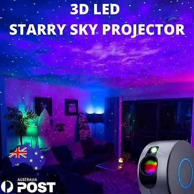 $69.90 • Buy 3D Aurora LED Starry Sky Star Projector Light Nebula Night Lamp! Aus 🇦🇺 Galaxy