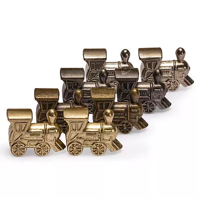 Metal Die-Cast Mexican Train Domino Train Markers - Set Of 8 • $12.18