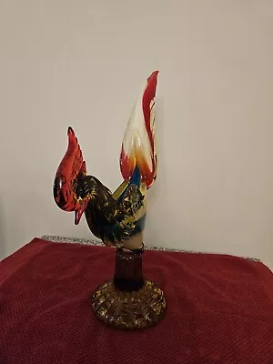 Vintage Murano Glass Rooster Sculpture • $45.99