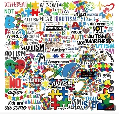 10 PCS Autism ASD Awareness Stickers BRAND NEW • $2.99