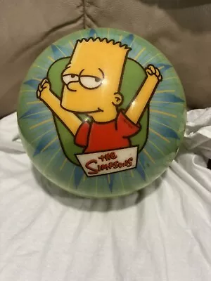 The Simpsons Bowling Ball Bart Simpson Skateboarding Viz-A-Ball. 8.5lbs • $19.50