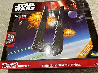 Star Wars Kylo Ren's Command Shuttle Revell Model [Snap Tite Max] Disney New! • $19.99