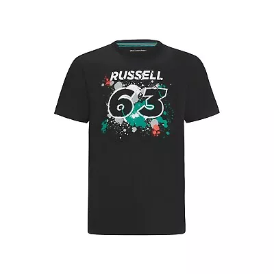£25 • Buy Mercedes F1, George Russell, Driver T Shirt 2022, Black, Official Merchandise