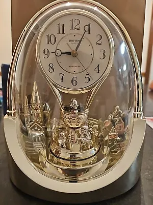 Vintage Musical Motion Quartz Clock Small World Hourly Melody.  Works • $100