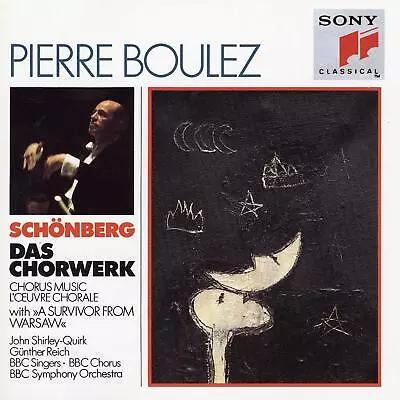 SCHOENBERG  CHORAL WORKS   Pierre Boulez Gunther Reich  SONY 2CD New Sealed • $27.95