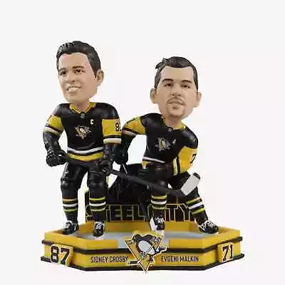 SIDNEY Crosby EVGENI Malkin FOCO Bobblehead /72 Pittsburgh PENGUINS Stanley CUP • $399.95