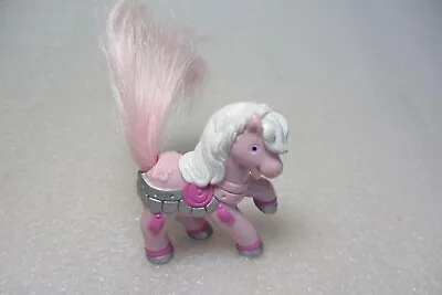 Vintage Tara Toy Carousel Cuties Pink Miniature Carnival Horse With White Mane • $6.50