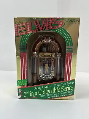 Elvis Limited Edition 1997 Carlton Cards Heirloom Musical Ornament New • $19.90