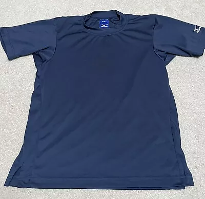 Mizuno Baseball Short Sleeve Dri Fit Shirt Youth Kids Boys Large Blue • $4.99