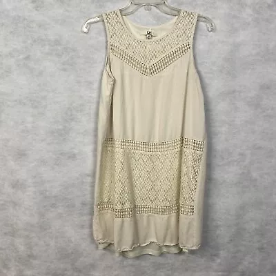 Ya Los Angeles Dress Off White Sleeveless Women’s Size Medium Summer • $20