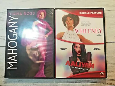 Double Feature: Whitney/Aaliyah: The Princess Of RB + Mahogany (DVD 2005) Diana • $17.86