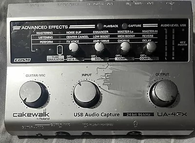 Cakewalk Usb Audio Capture  UA-4FX • £25