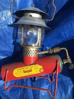Vintage Bernzomatic Lantern Red Tx-700 Functions • $95.95